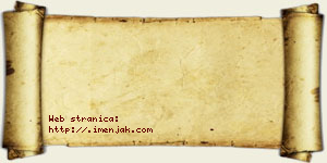 Ana Dragović vizit kartica